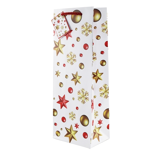 Holiday Wine Bottle Gift Bag Collection - Image 19