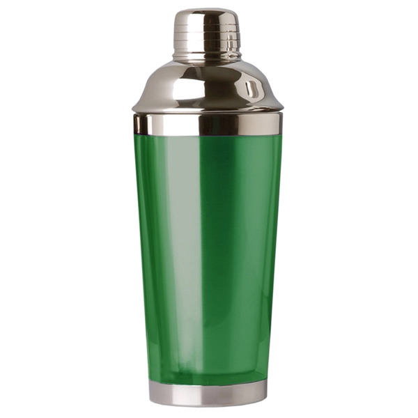 Double Wall Stainless Steel Cocktail Shaker, Translucent Pla - Image 4