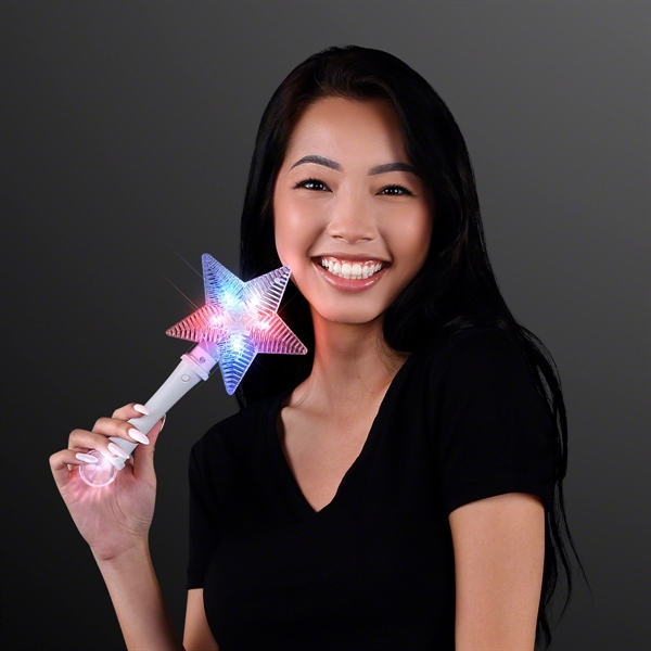 Patriotic Star Light Short Wand, 60 day overseas production  - Image 4