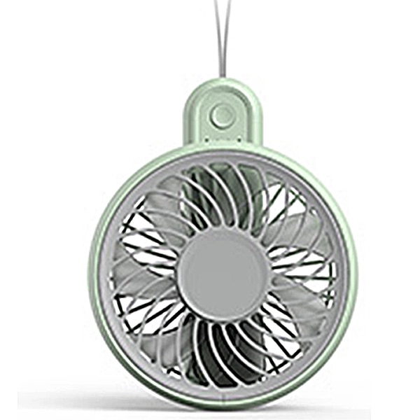 Rechargeable Rotatable Fan w/ Lanyard - Image 2