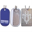 Aluminum Dog Tag (Photo-Etched) 23" Ball Chain