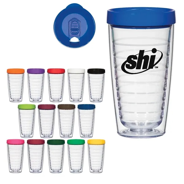 16 Oz. Hydro Double Wall Tumbler With Lid - Image 2