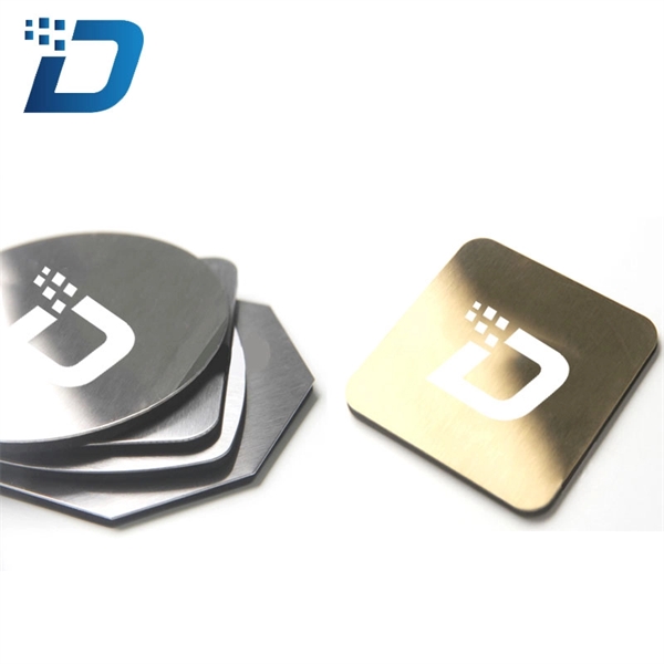 Stainless Steel Plated Coasters - Image 1