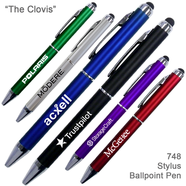 Clovis Smart Phone Stylus Ballpoint Pen - Image 1