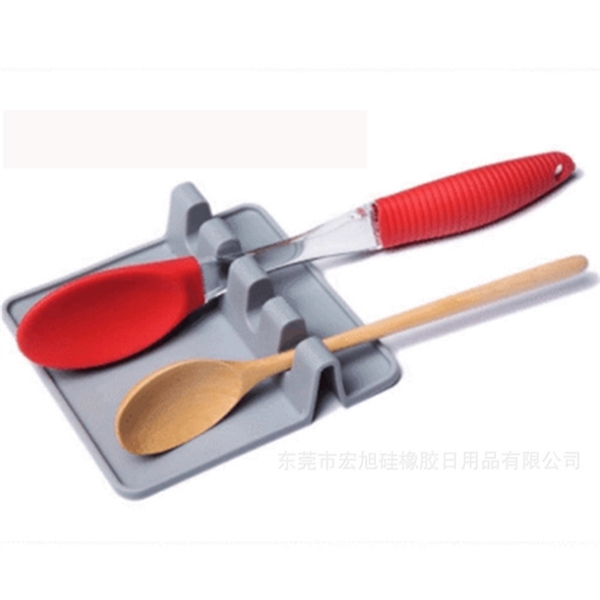 Silicone kitchen non-slip spoon holder mat - Image 2