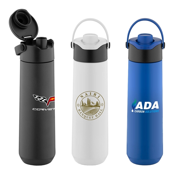 24 oz. Stainless Steel Water Bottle - Image 1