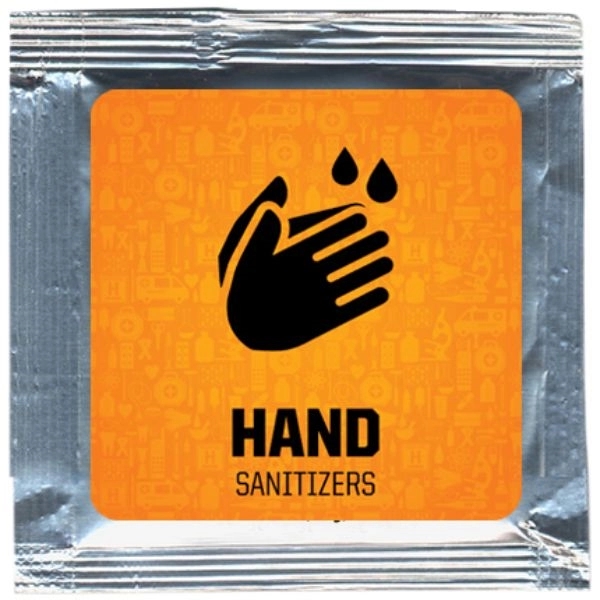 USA Made Hand Sanitizer Gel Pouch w/ Large Custom Imprint - Image 3
