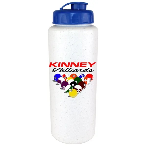 32oz. Sports Bottle with Flip Top Cap, Full Color Digital - Image 3