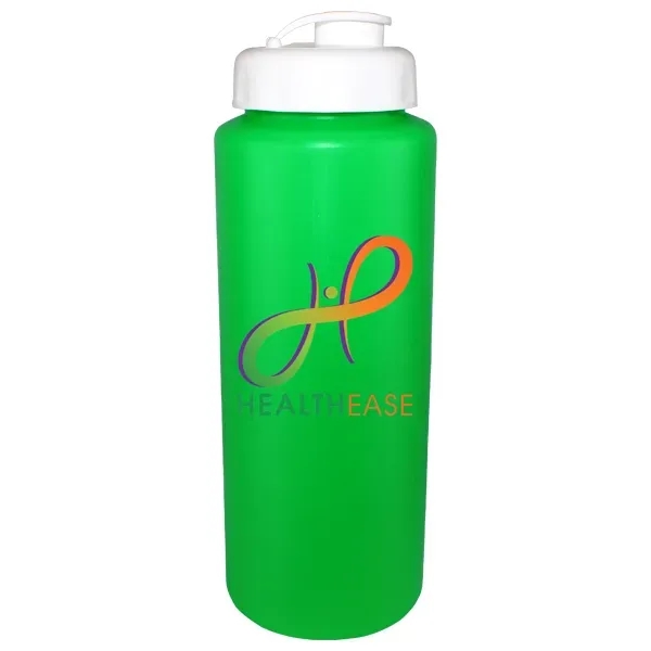 32oz. Sports Bottle with Flip Top Cap, Full Color Digital - Image 4