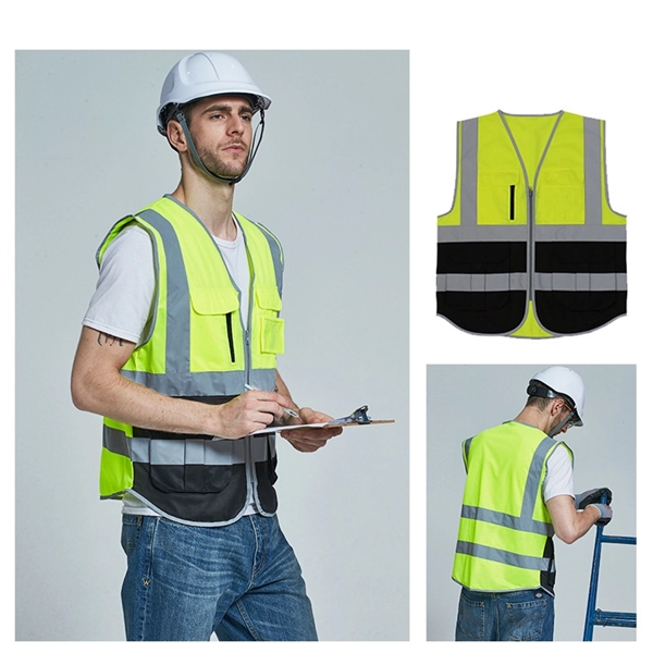 Reflective Vest Cycling Safety Sanitation Worker Clothes - Image 5