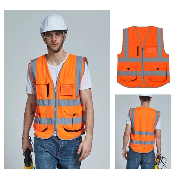 Reflective Vest Cycling Safety Sanitation Worker Clothes - Image 6