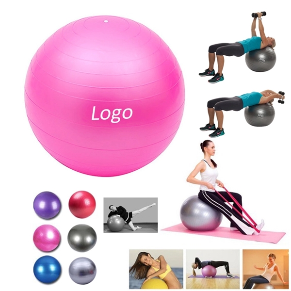 25 1/2" PVC Yoga Ball - Image 1