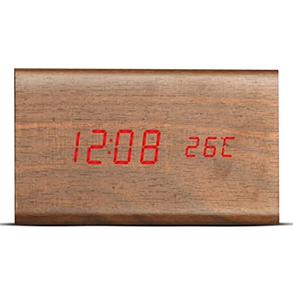 Wooden Digital Desk Clock - Image 2