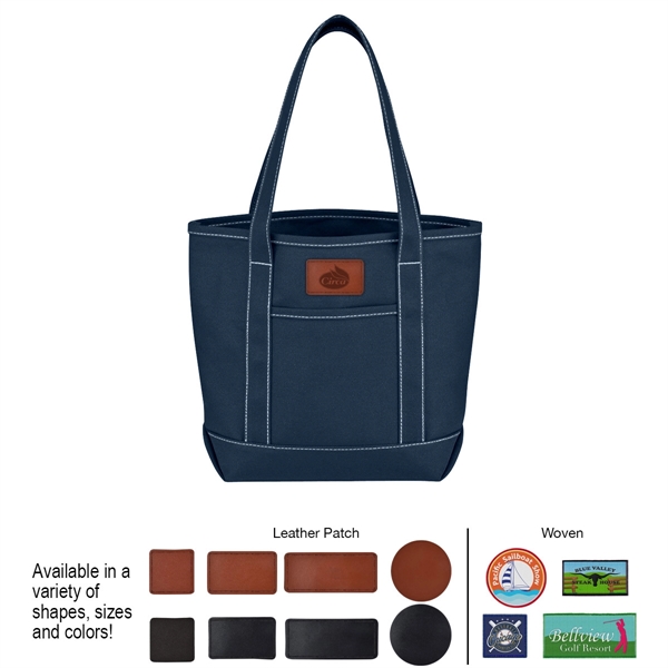 Small Cotton Canvas Yacht Tote Bag - Image 4