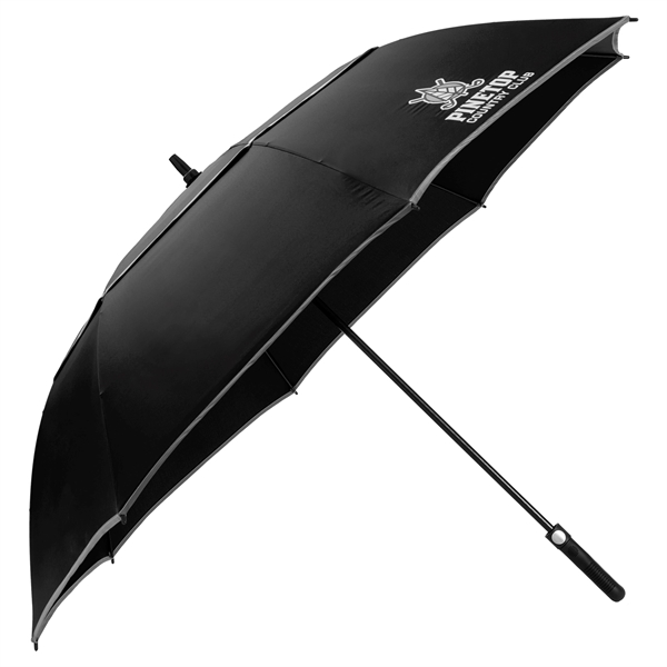 64" Auto Open Reflective Golf Umbrella - Image 1