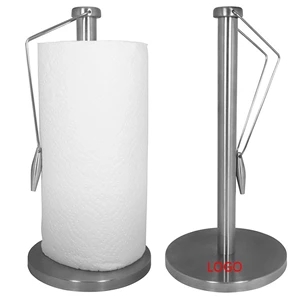 Kitchen Stainless Steel Standing Paper Towel Holder