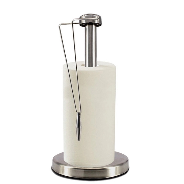 Kitchen Stainless Steel Standing Paper Towel Holder - Image 2