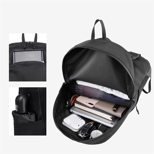 16" Foldable Waterproof Outdoor Travel Backpack - Image 6