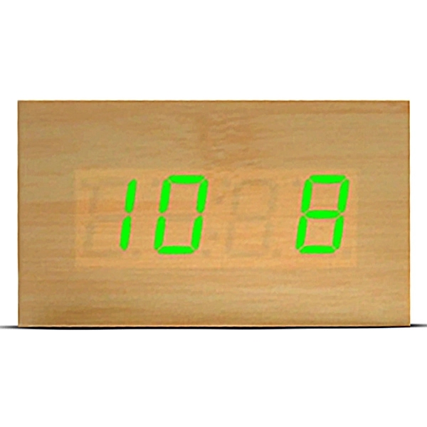 Wooden Digital Desk Clock - Image 5