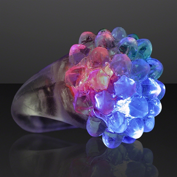 Slow Color Change LED Soft Bubble Rings - Image 2