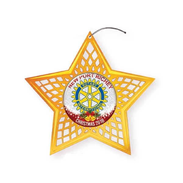 Express Vibraprint™ Star Holiday Ornament