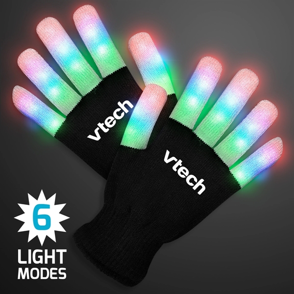Strip Light Fingers LED Glow Gloves - Image 1