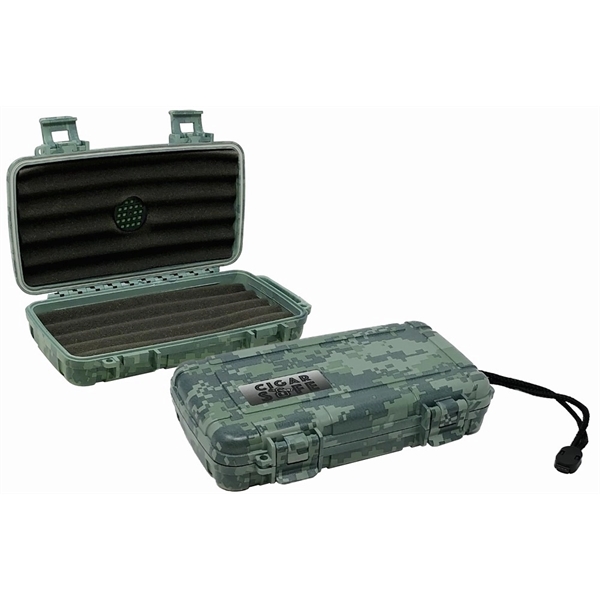 THE Cigar Safe 5 Travel Humidors (Camouflage) - Image 1