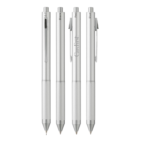 4-in-1 Multi-Ink Pen with Mechanical Pencil - Image 3