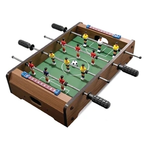 Wooden mini table football for children