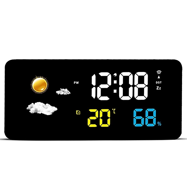 Digital Desk Clock w/ Forecast - Image 2