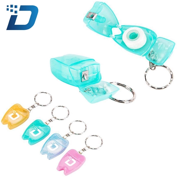 Key Chain Mint and Wax Floss - Image 1