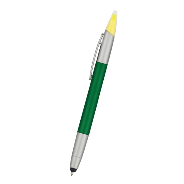 3-In-1 Pen With Highlighter and Stylus - Image 3