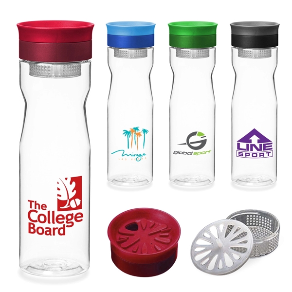 25 oz. Clear Infusion Water Bottle - Image 1