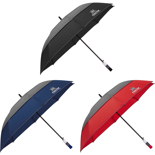 60" Double Vented Golf Umbrella - Image 1