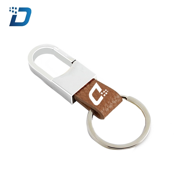 Metal Leather Key Chains - Image 3