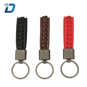 Zinc Alloy Leather Key Chains