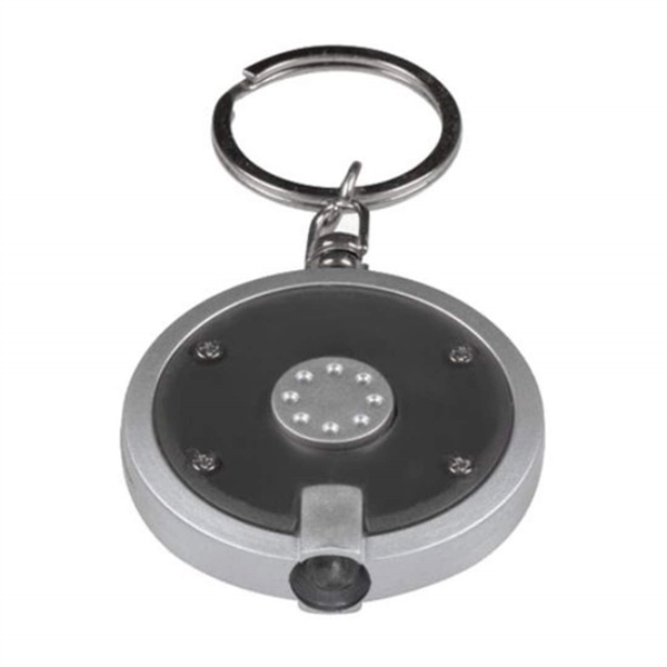 Keychain w/ Push Button Flashlight - Image 3
