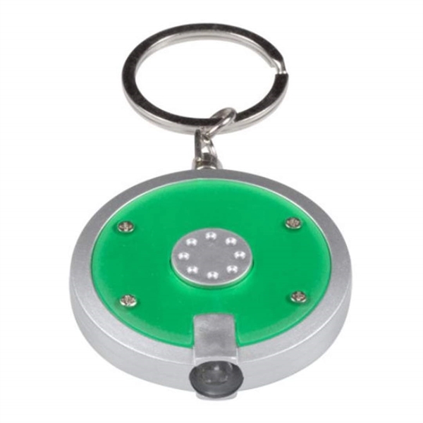 Keychain w/ Push Button Flashlight - Image 4