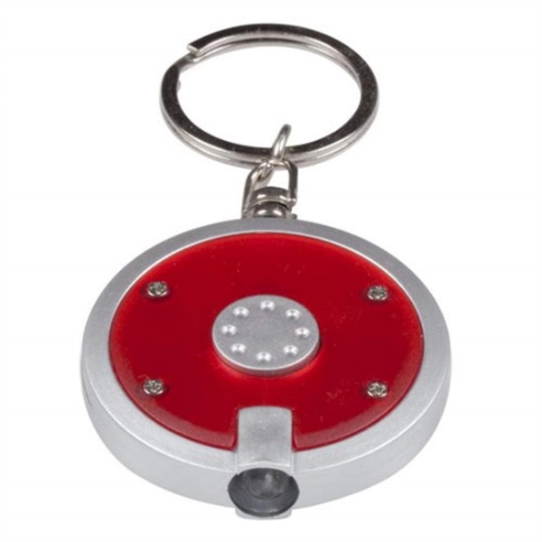 Keychain w/ Push Button Flashlight - Image 5