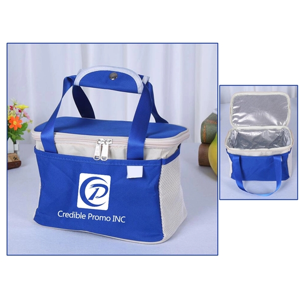 Custom High Quality Nylon Lunch Cooler Bag With Holder - Image 1