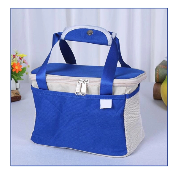 Custom High Quality Nylon Lunch Cooler Bag With Holder - Image 2
