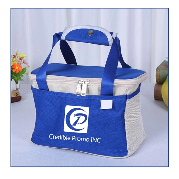 Custom High Quality Nylon Lunch Cooler Bag With Holder - Image 3