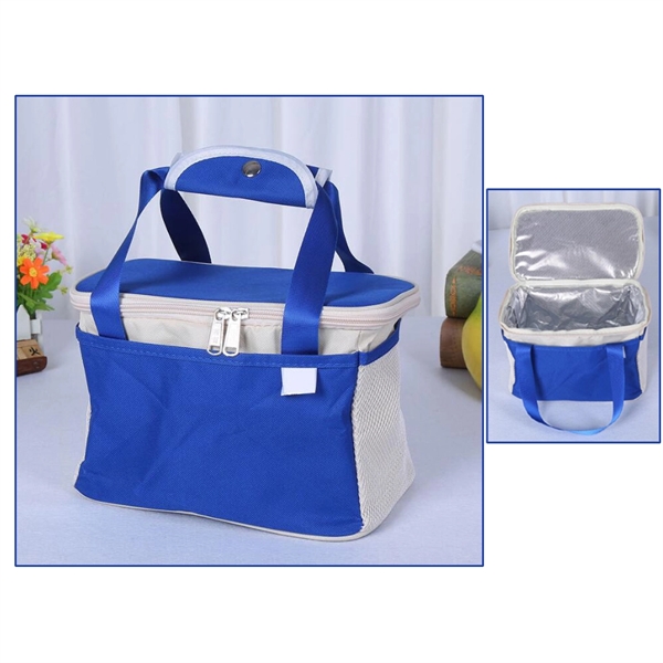 Custom High Quality Nylon Lunch Cooler Bag With Holder - Image 6
