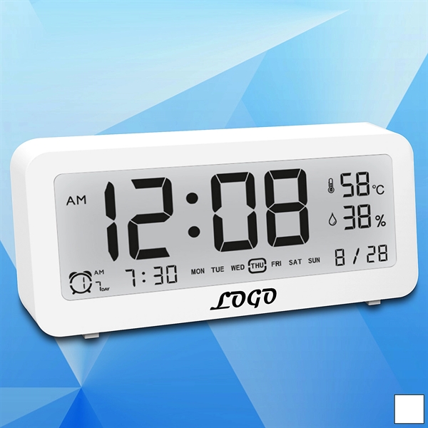5 13/16'' Digital Desk Clock w/ Touch Button