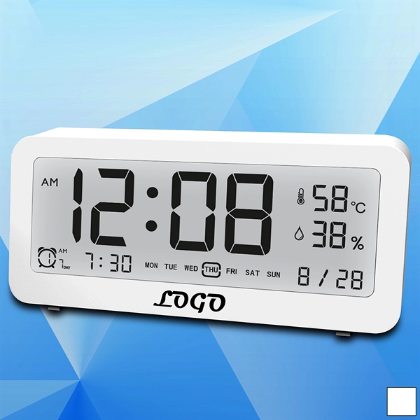 7 9/16'' Digital Desk Clock w/ Touch Button - Image 1