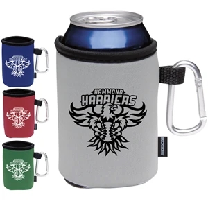 Collapsible KOOZIE® Can Kooler with Carabiner