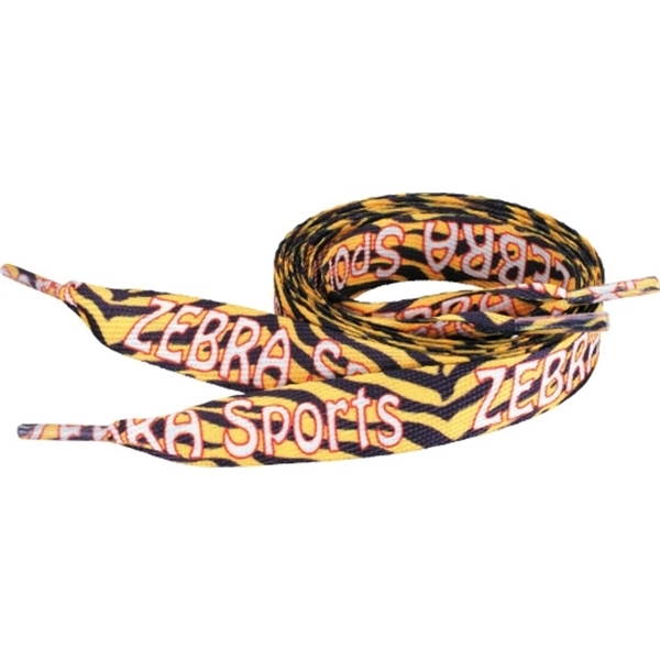 Full Color Shoelaces - 3/4"W x 36"L