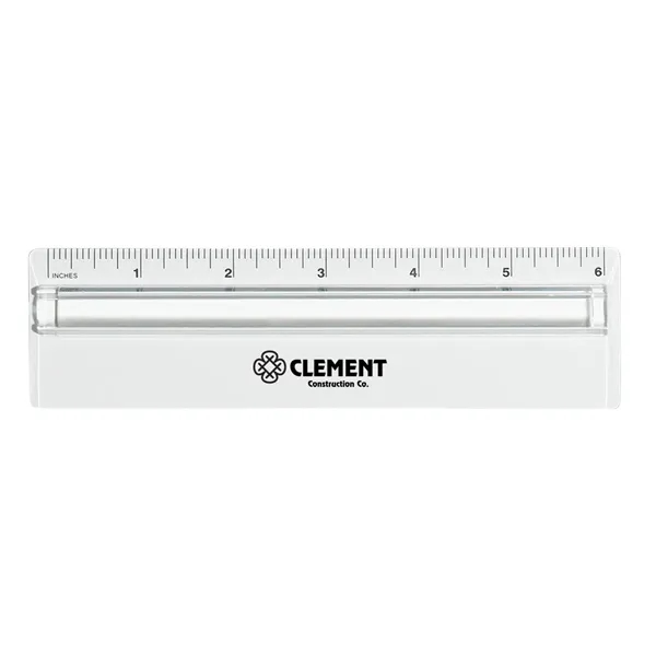 Plastic 6" Ruler With Magnifying Glass - Image 3