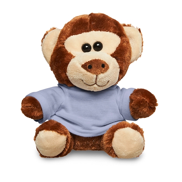 7" Plush Monkey with T-Shirt - Image 12