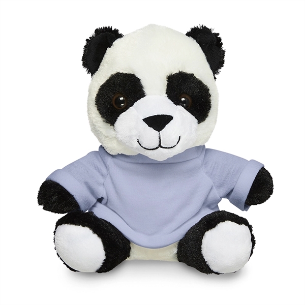 7" Plush Panda with T-Shirt - Image 11